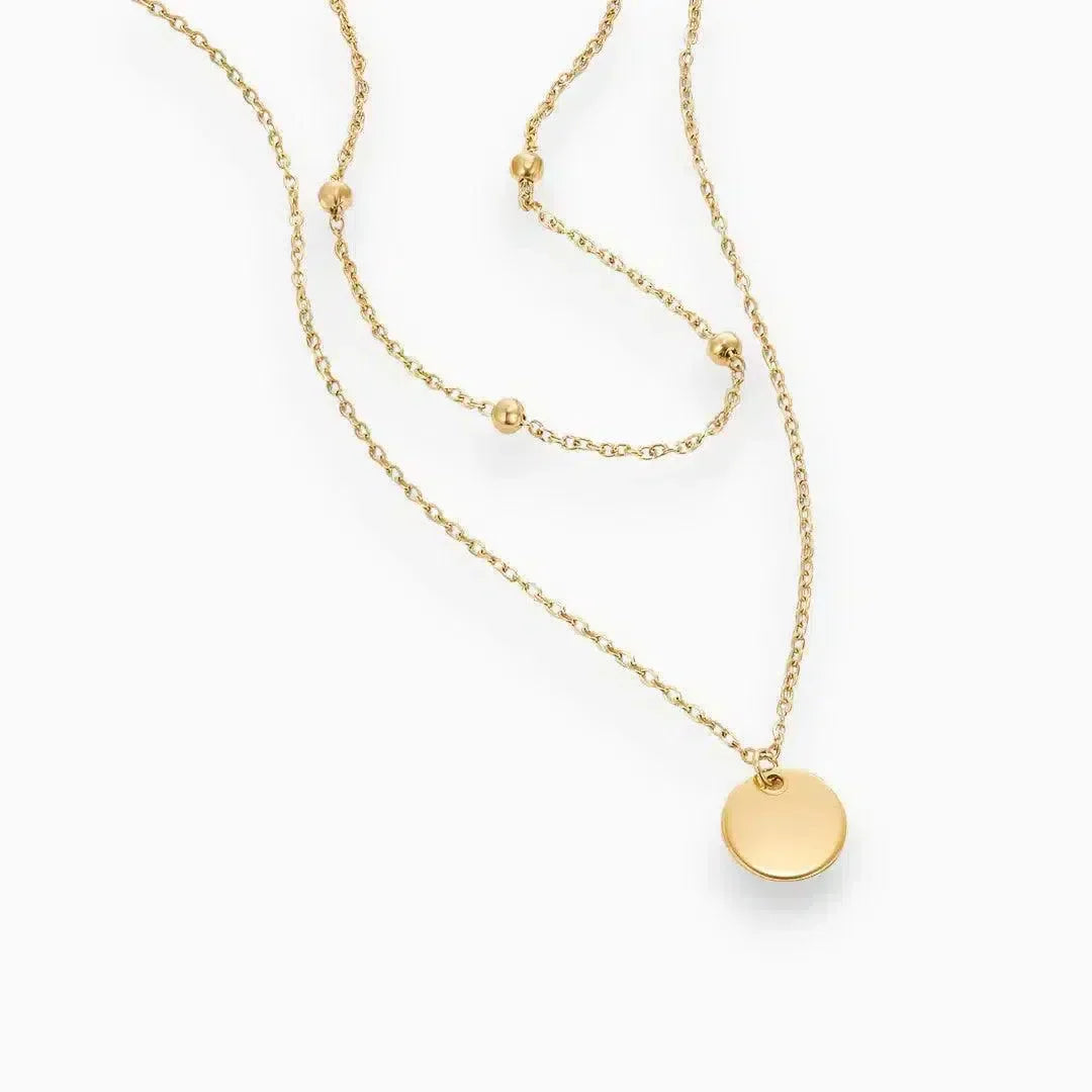 Soléa | Necklace with Overlapping Discs