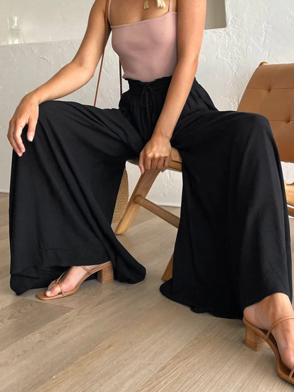 Emelia | Stilfulde bukser med vide ben