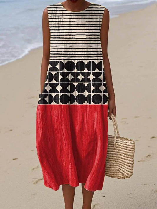 Indie | Colorblock Midi Dress