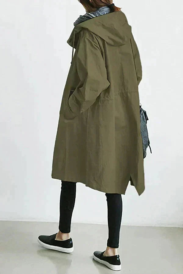 Dottie – Oversized Waterproof Trench Coat