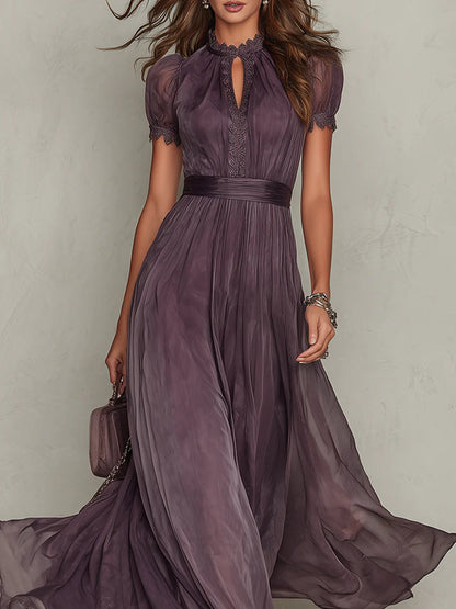 Ashley | Vintage chiffon maxikjole