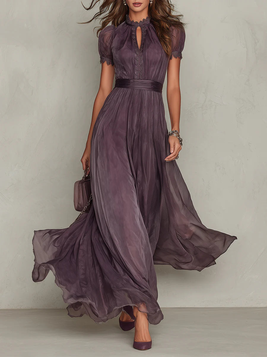 Ashley | Vintage chiffon maxikjole
