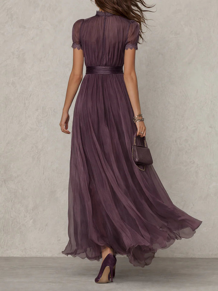 Ashley | Vestido Longo Vintage de Chiffon