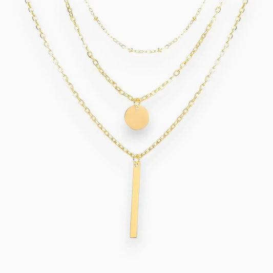 Zénévia | Goldkette mit Lagen-Design
