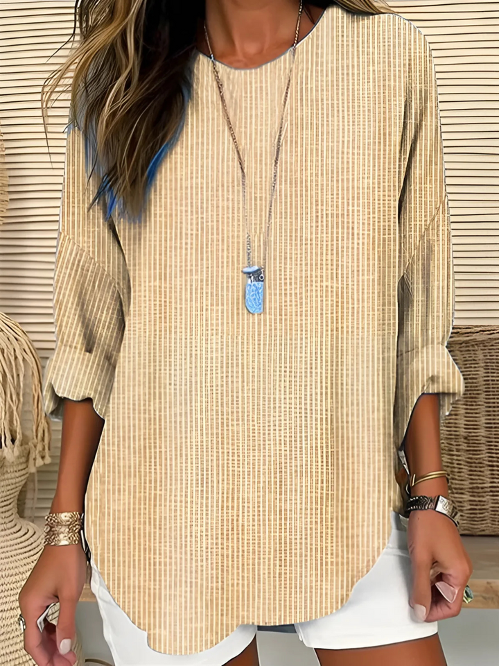 Rhea | Blusa Listrada Moderna