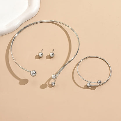 MODERN GEOMETRIC JEWELRY SET