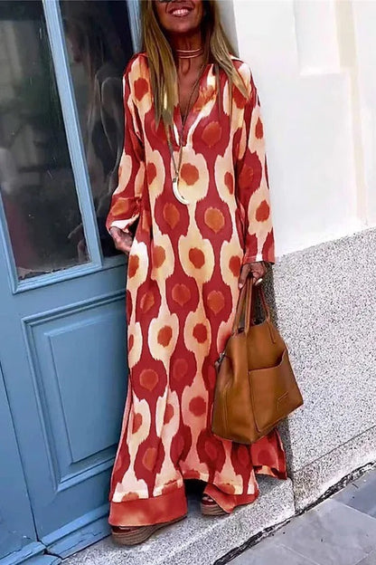Mirella | Printed Maxi Dress