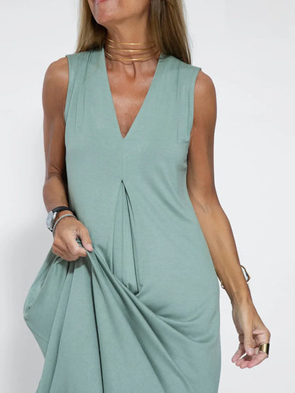 Ariella | V Neck Maxi Dress