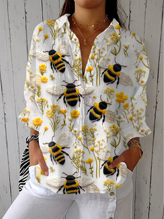 Fiorine | Golden Bee Bluse