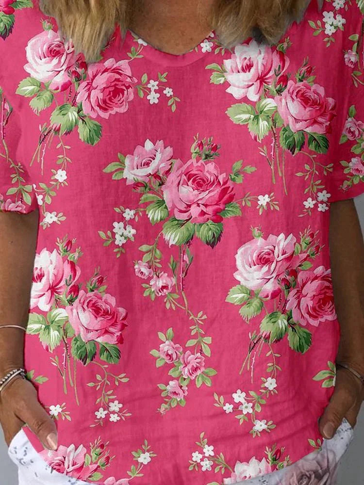 Lisa | Kunstnerisk blomsterbluse