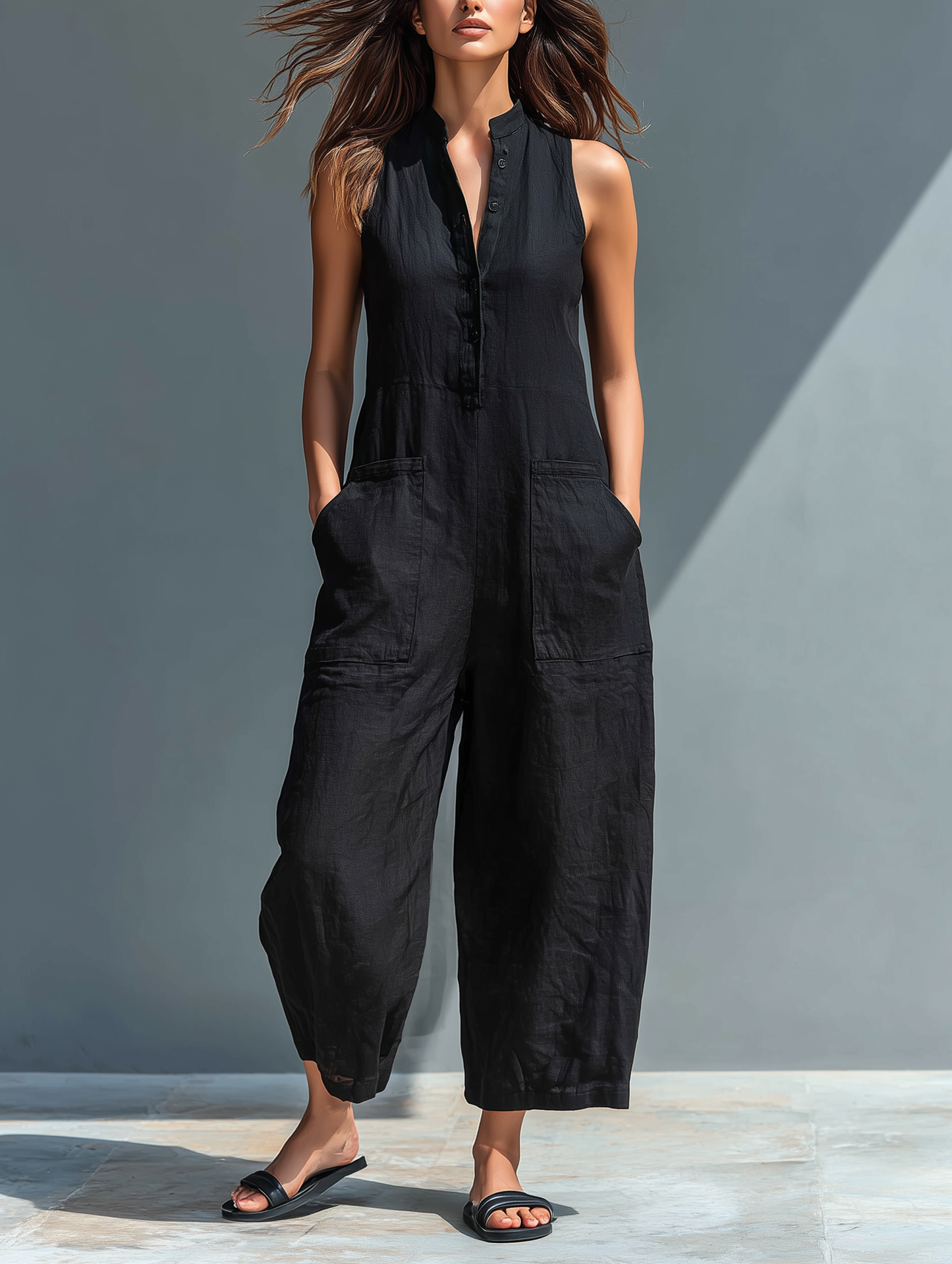 Lucinda | Elegant Ærmeløs Jumpsuit