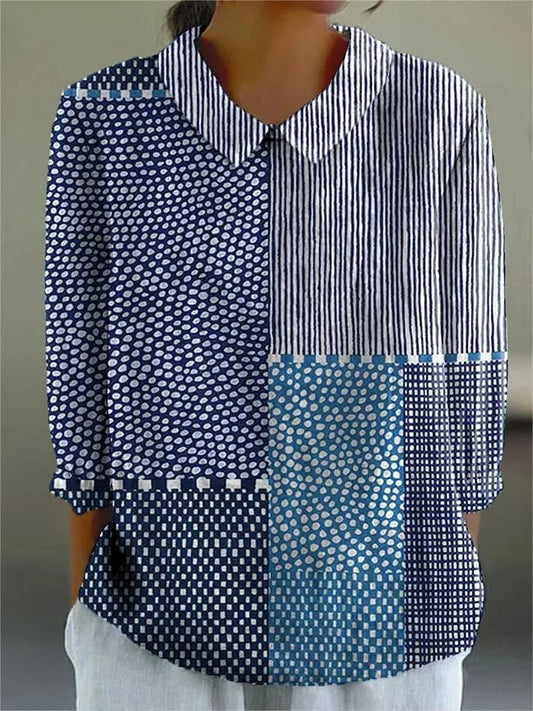 Elle | Vintage Colorful Blouse