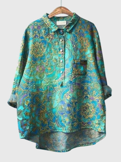 Valeria™ - Blusa com Estampa Floral