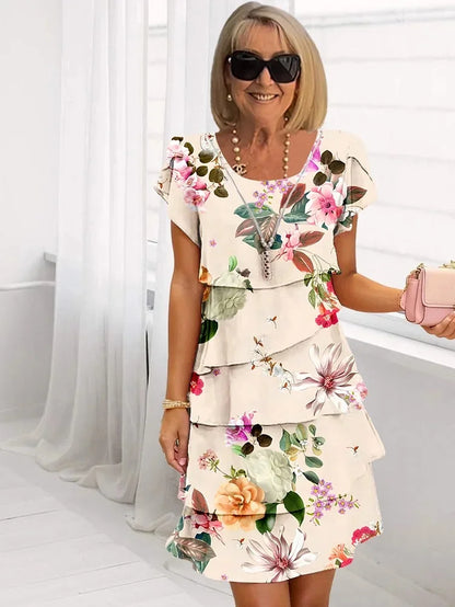 Nancy | Elegant Ruffle Dress