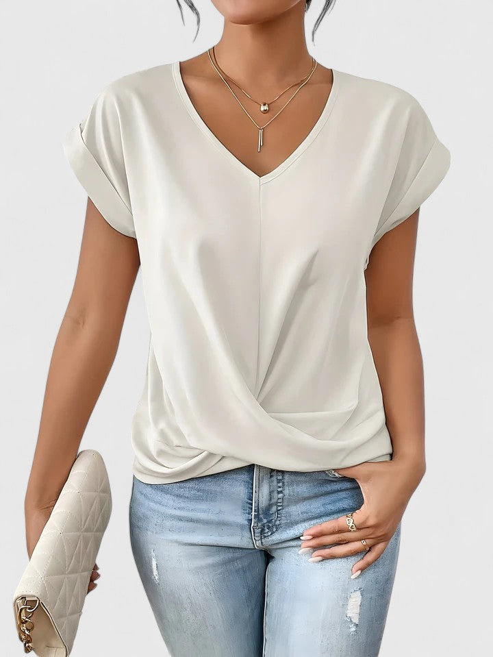 Mahrianne | Blusa Confortável com Decote V