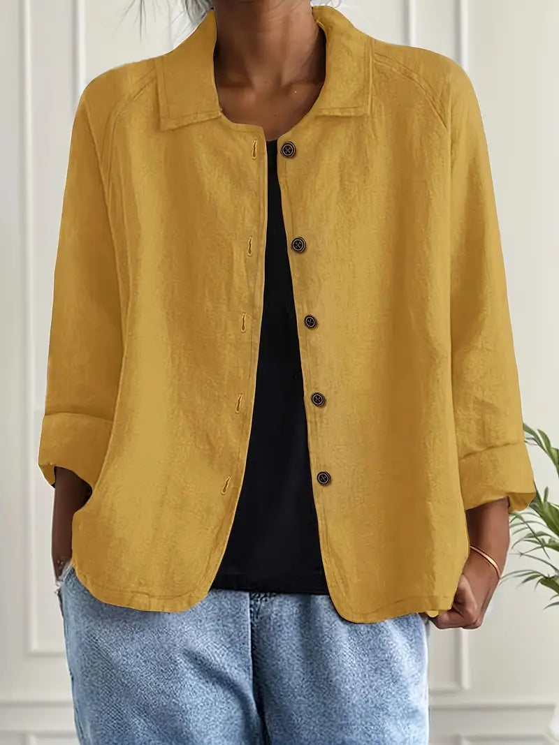 Sofia™ | Blusa Clássica Leve
