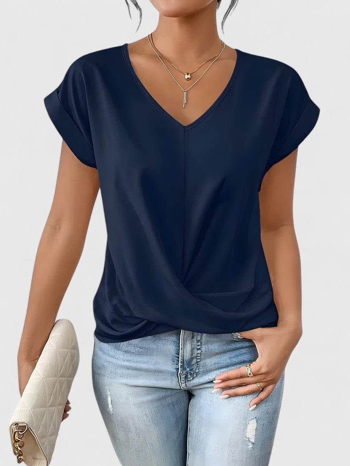 Mahrianne | Blusa Confortável com Decote V
