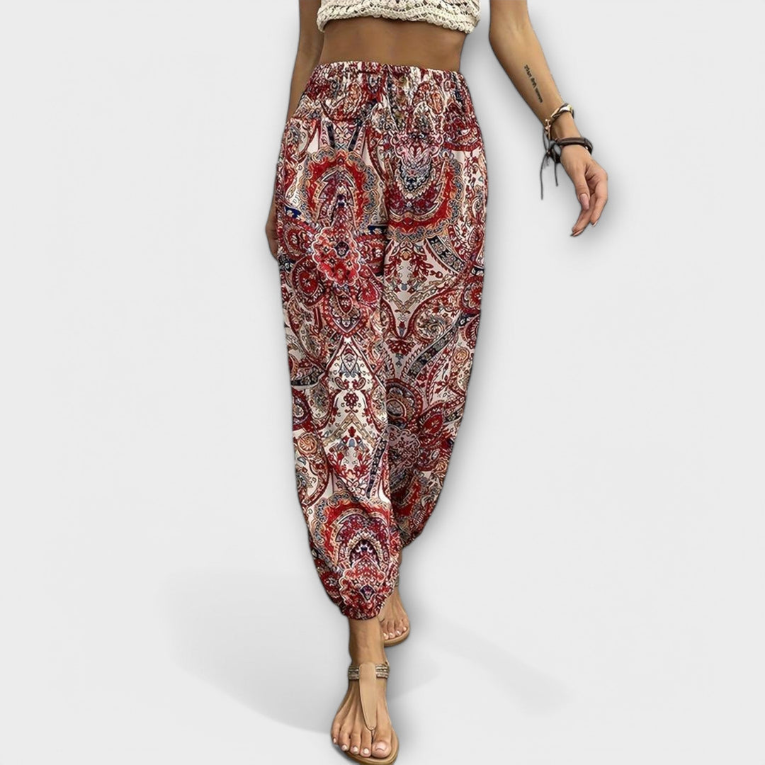 Scarlett - Calça com Estampa Étnica