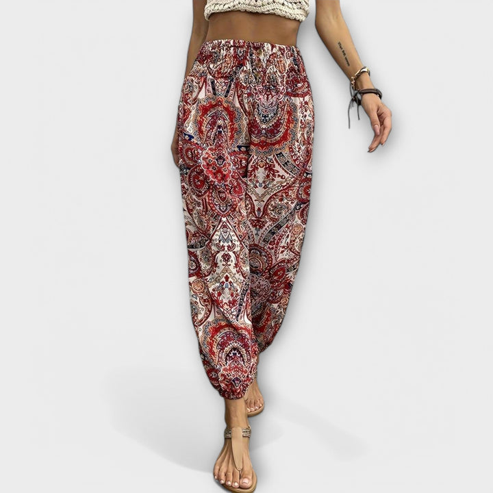 Scarlett - Calça com Estampa Étnica