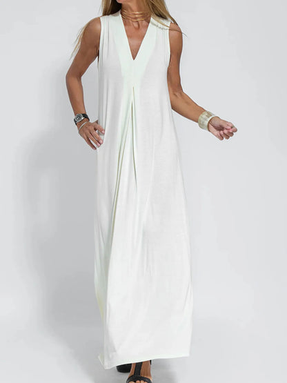 Ariella | V Neck Maxi Dress