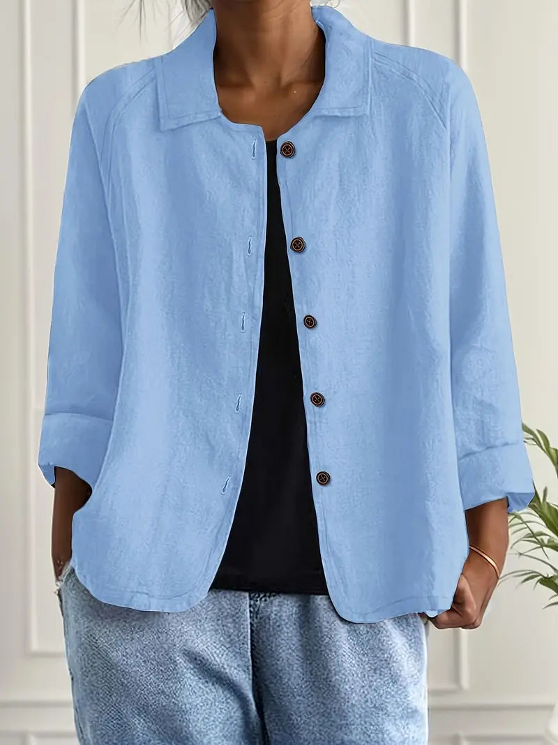 Sofia™ | Blusa Clássica Leve