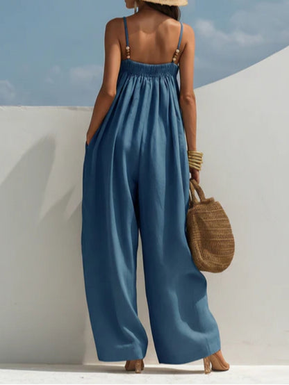 Madison | Denim Wide-Leg Jumpsuit
