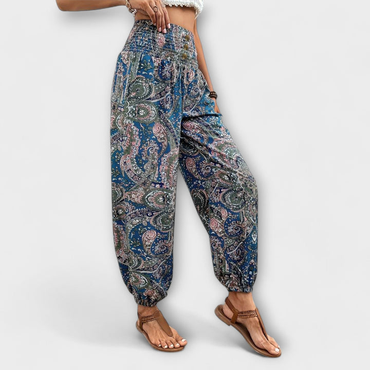 Scarlett - Calça com Estampa Étnica