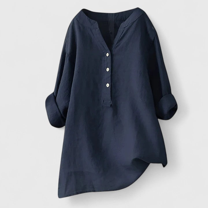 Larienne | Camisa elegante con botones delanteros