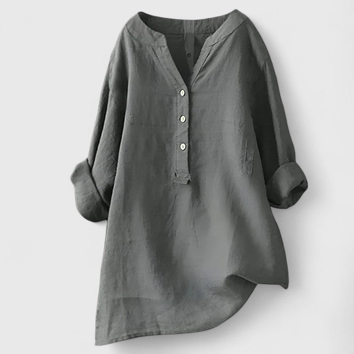 Larienne | Camisa elegante con botones delanteros