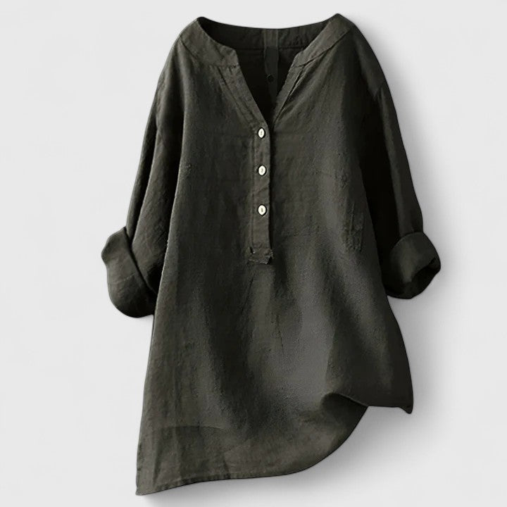 Larienne | Camisa elegante con botones delanteros