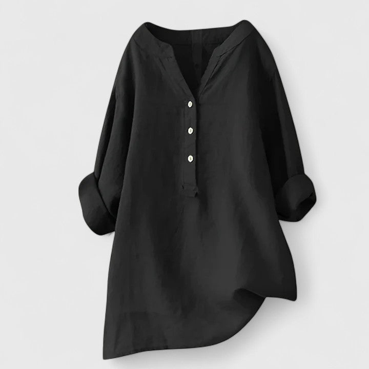 Larienne | Camisa elegante con botones delanteros