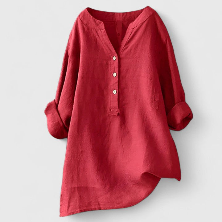 Larienne | Camisa elegante con botones delanteros