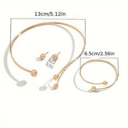MODERN GEOMETRIC JEWELRY SET