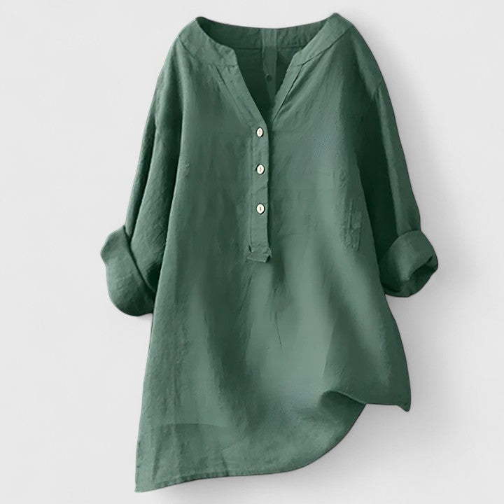 Larienne | Camisa elegante con botones delanteros