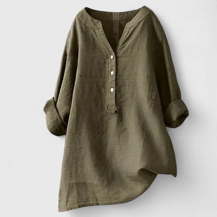 Larienne | Camisa elegante con botones delanteros