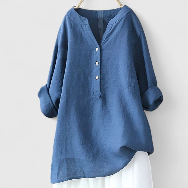 Larienne | Camisa elegante con botones delanteros