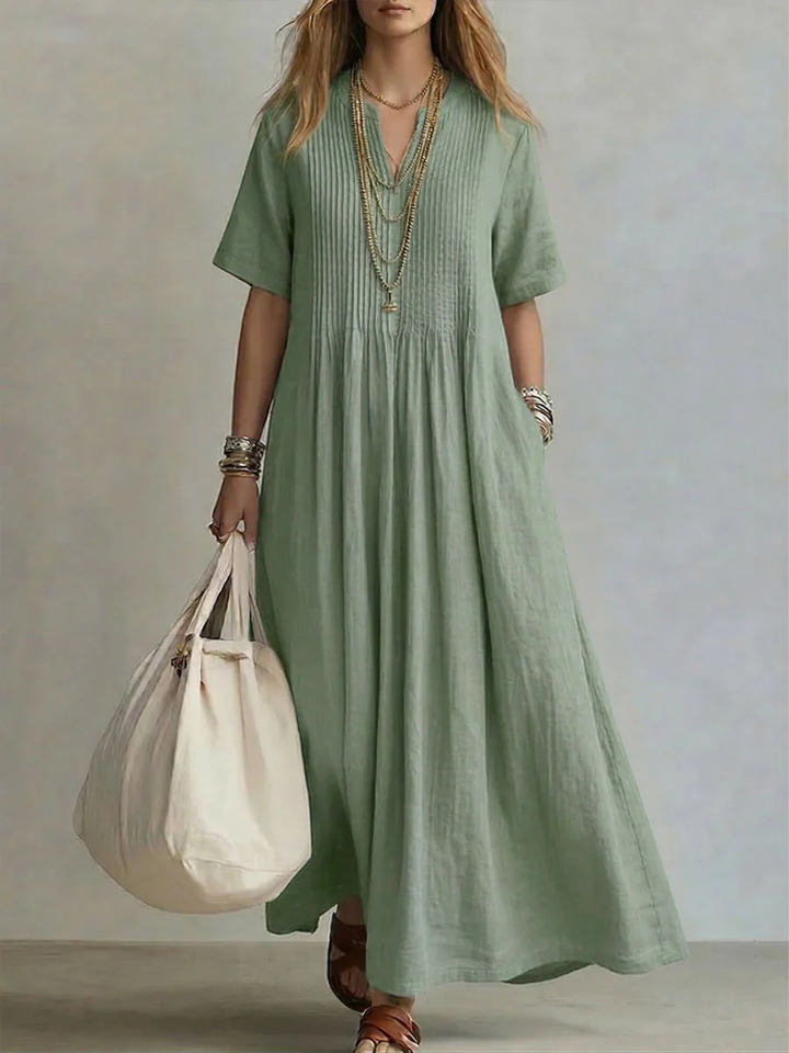 Betsaida | Vestido Longo Maxi com Decote V