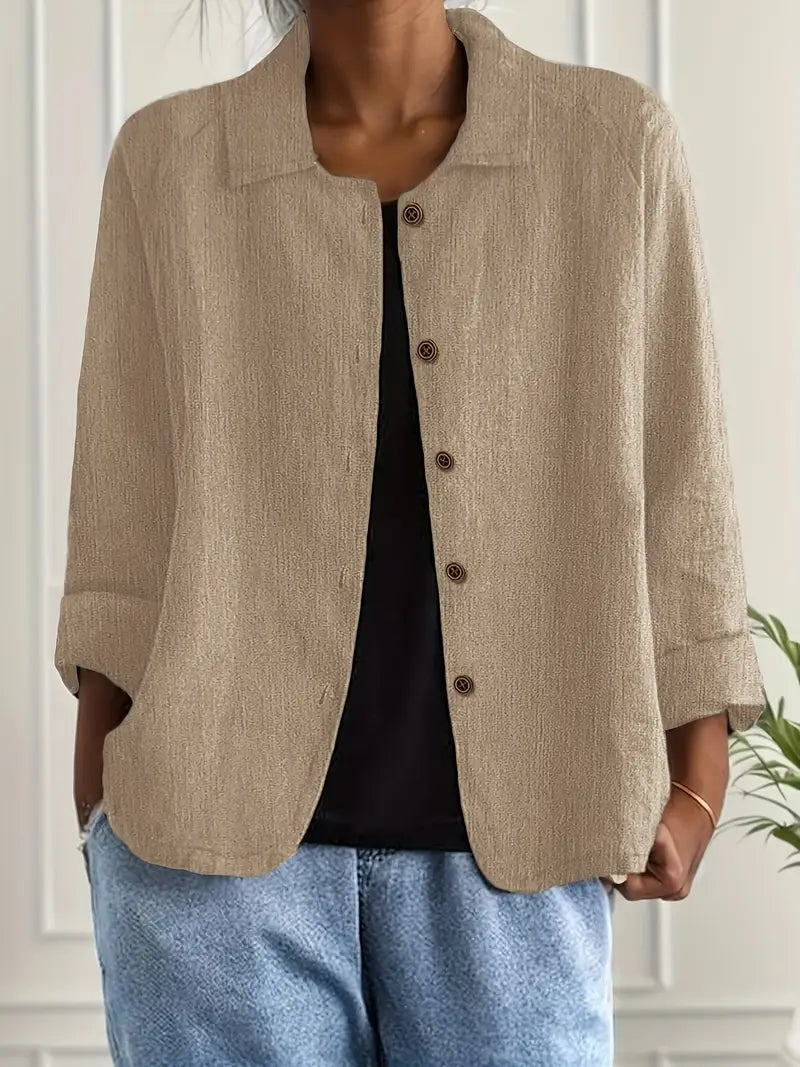 Sofia™ | Blusa Clássica Leve