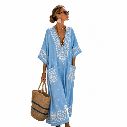 Megan | Vestido Chic de Lino