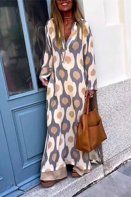 Mirella | Printed Maxi Dress