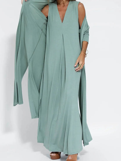 Ariella | V Neck Maxi Dress