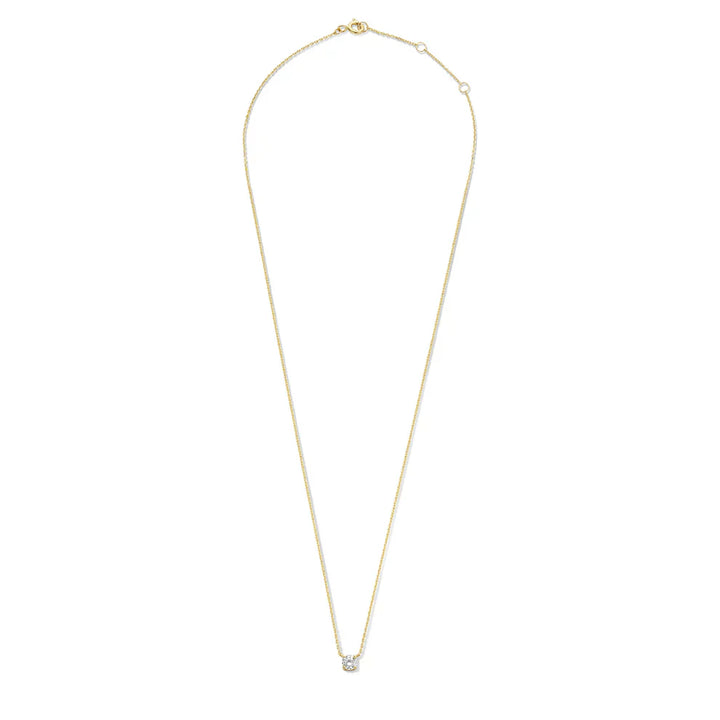Ysavienna | Colar com Pedra de Moissanita em Ouro 14k