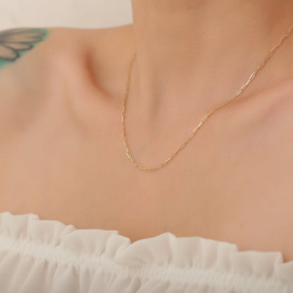 Tiaralynn | Kleine Papierkette 18K Gold