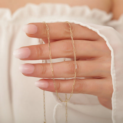 Tiaralynn | Kleine Papierkette 18K Gold