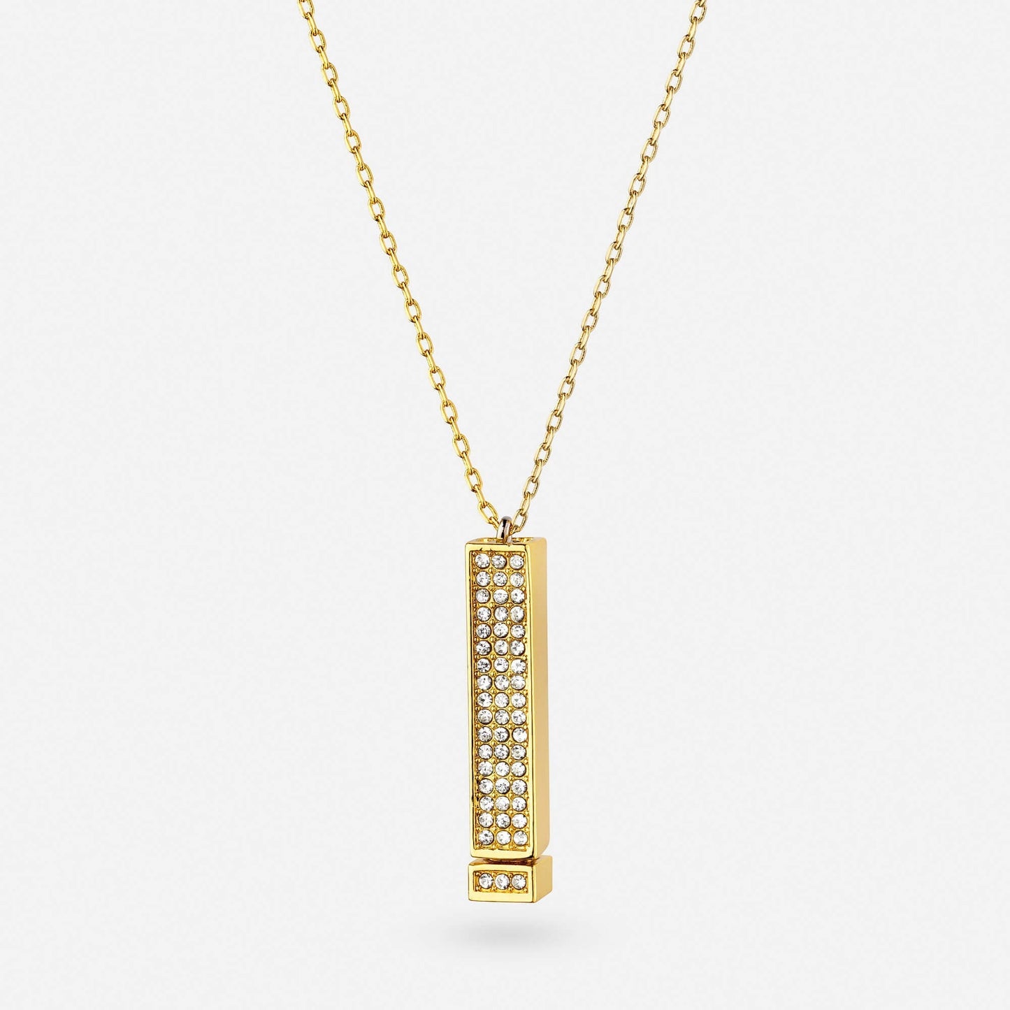 Forever Love Bar Necklace "I Love You"