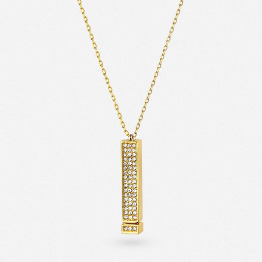 Forever Love Bar Necklace "I Love You"