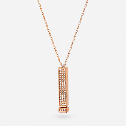 Forever Love Bar Necklace "I Love You"