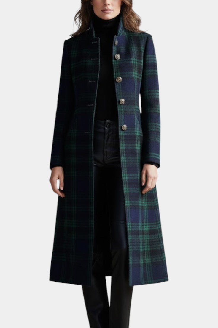Zoe | Timeless Plaid Elegant Coat