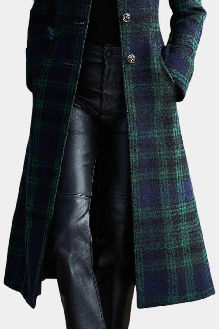 Zoe | Timeless Plaid Elegant Coat