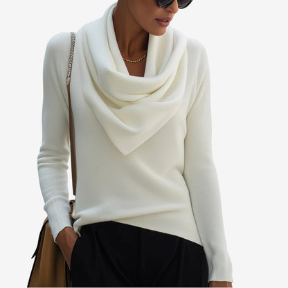 Patricia™ Pullover mit drapiertem Ausschnitt